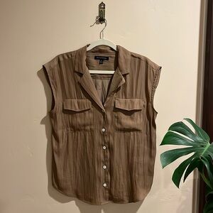 Banana Republic copper blouse size Medium
